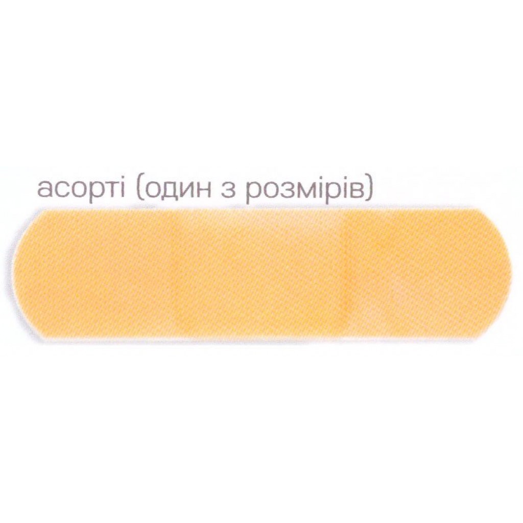 Набір пластирів +103 Асорти полімерний тілесний 20шт
