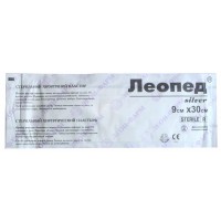 Повязка Леопед стерильная нетканая с ионами серебра 9смх30см 1шт