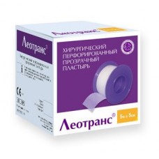 Пластир на котушці Леотранс полімерний прозорий 1,25 смх5м