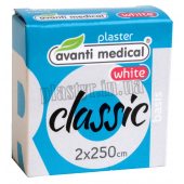 Пластырь на катушке Avanti medical Classic тканый белый 2смх2,5м