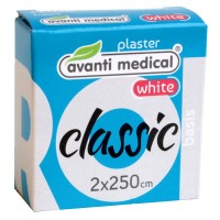 Пластырь на катушке Avanti medical Classic тканый белый 2смх2,5м