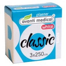 Пластир на котушці Avanti medical Classic тканий білий 3смх2,5м