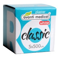 Пластырь на катушке Avanti medical Classic тканый белый 5смх5м