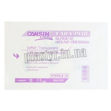 Повязка CANSINPLAST прозрачная стерильная 9смх35см 1шт