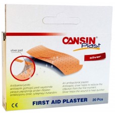 Набір пластирів CANSINPLAST срібний 1,9смх7,2см 20шт
