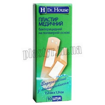Блок пластырей Dr.House бактерицидный 1,9смх7,2см 30 по 10шт-1