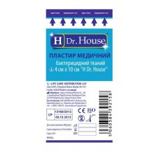 Пластир Dr.House бактерицидний тканий 4смх10см 1шт