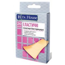 Набір пластирів Dr.House Еластичні бактерицидні ткані 2,3смх7,2см 20шт