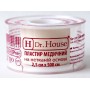 Пластир на котушці Dr.House нетканий білий 2,5 смх5м у пластиковій котушці⭐️DrHouse