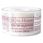 Пластир на котушці Dr.House нетканий білий 2,5 смх5м у пластиковій котушці⭐️DrHouse