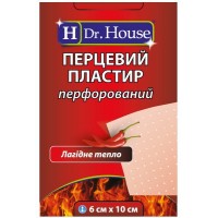 Перцевий пластир Dr.House перфорований 6смх10см
