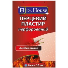 Перцевий пластир Dr.House перфорований 6смх10см