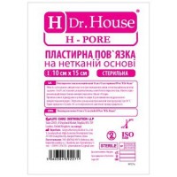 Повязка Dr.House стерильная нетканая 10смх15см 1шт