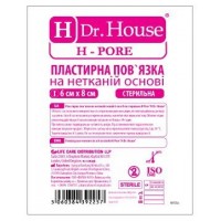 Повязка Dr.House стерильная нетканая 6смх8см 1шт