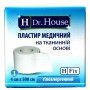 Пластир на котушці Dr.House тканий білий 4смх5м⭐️DrHouse