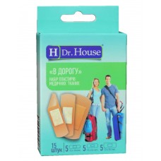 Набір пластирів Dr.House В дорогу тканий 15шт