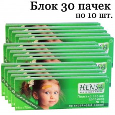 Блок пластирів Hensa стрейчевий 1,9смх7,2см 30 пачок по 10шт