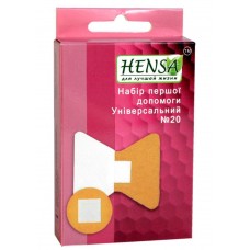 Набір пластирів Hensa універсальний тканий тілесний 20шт.