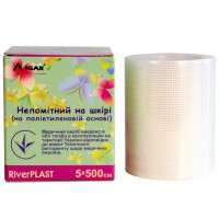 Пластырь на катушке ИГАР RiverPLAST Transparent полимерный прозрачный 5смх5м