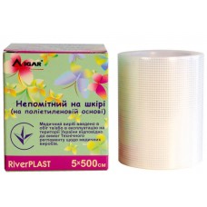 Пластир на котушці ІГАР RiverPLAST Transparent полімерний прозорий 5смх5м