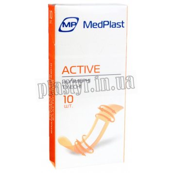 Набор пластырей MedPlast Active полим тел 1,9смх7,2см 10шт
