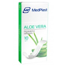 Набір пластирів MedPlast Aloe Vera полімерні прозорі 1,9смх7,2см 10шт