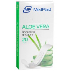 Набір пластирів MedPlast Aloe Vera полімерні прозорі 1,9смх7,2см 20шт