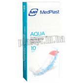 Набор пластырей MedPlast Aqua водостойкие полимерные прозрачные 1,9смх7,2см 10шт