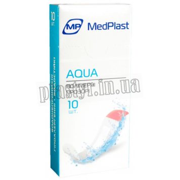 Набор пластырей MedPlast Aqua водостойк прозр 1,9х7,2 10шт
