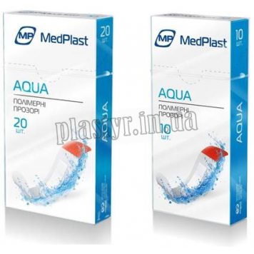Набор пластырей MedPlast Aqua водостойк прозр 1,9х7,2 20шт-1