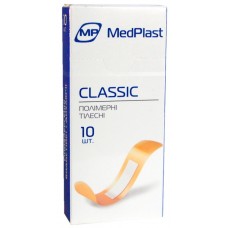 Набір пластирів MedPlast Classic полімерні тілесні 1,9смх7,2см 10 шт