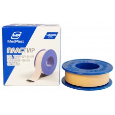 Пластир на котушці MedPlast тканий тілесний 1,25 смх5м у пластиковій котушці