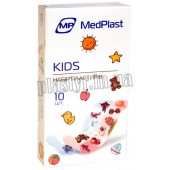 Набор пластырей MedPlast Kids детские с рисунками полимерные 10 шт