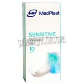 Набор пластырей MedPlast Sensitive полимерные белые 1,9смх7,2см 10 шт