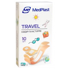 Набір пластирів MedPlast Travel для подорожей 10 шт