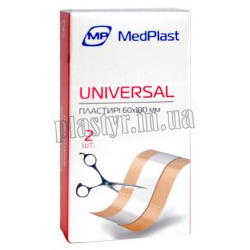 Набор пластырей MedPlast Universal телесный 6смх10см 2 шт