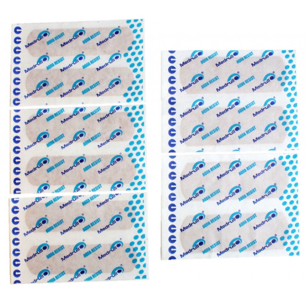 Набір пластирів Medrull Aqua Resist полімерний 10шт