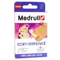 Набор мозольных пластырей Medrull с салициловой кислотой 4х6см 2шт