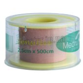 Пластырь на катушке Medrull Sensitive бумажный телесный 2,5смх5м