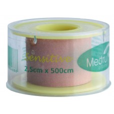 Пластир на котушці Medrull Sensitive паперовий тілесний 2,5смх5м