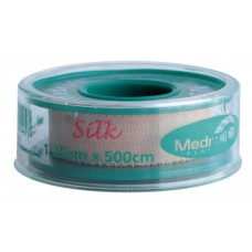 Пластир на котушці Medrull Silk шовковий тілесний 1,25 смх5м
