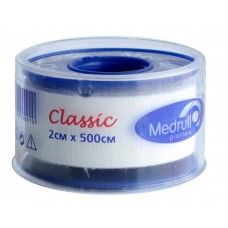 Пластир на котушці Medrull Classic тканий білий 2смх5м