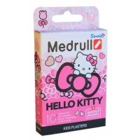 Набор пластырей Medrull Hello Kitty детский полимерный 2,5смх7,5см 10шт
