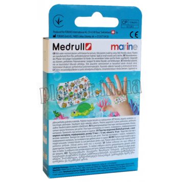 Набор пластырей Medrull Marine детский 1,9смх7,2см 10шт-4
