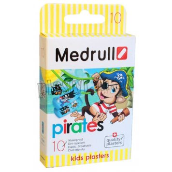 Набор пластырей Medrull детский Pirates 2,5смх5,7см 10шт