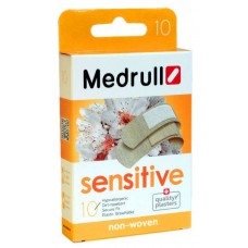 Набор пластырей Medrull Sensitive нетканый 10шт