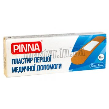 Набор пластырей Pinna тканый 1,9смх7,2см 10шт-2