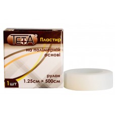 Пластир на котушці Teta полімерний прозорий 1,25 смх5м