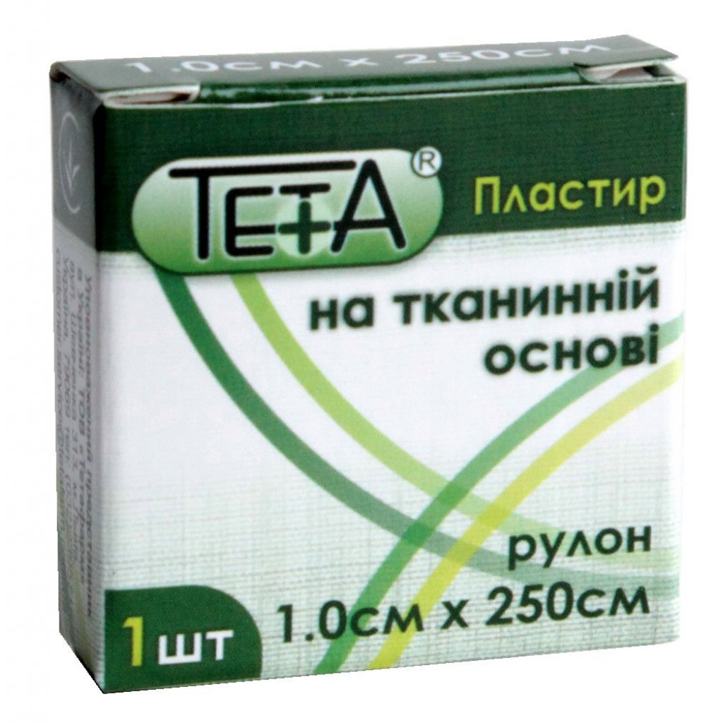 Пластир на котушці Teta тканий білий 1смх2,5м Bangli