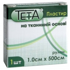 Пластир на котушці Teta тканий білий 1смх5м